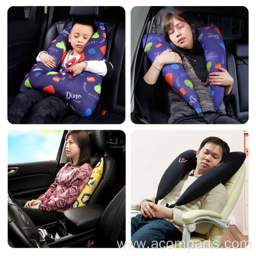 Car sleeping pillow cartoon u-shaped soft comfortable